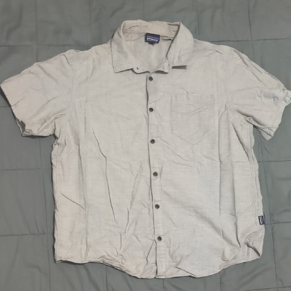 Light gray casual Patagonia button down